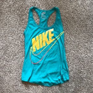 Teal Nike Loose Fit Tank Top